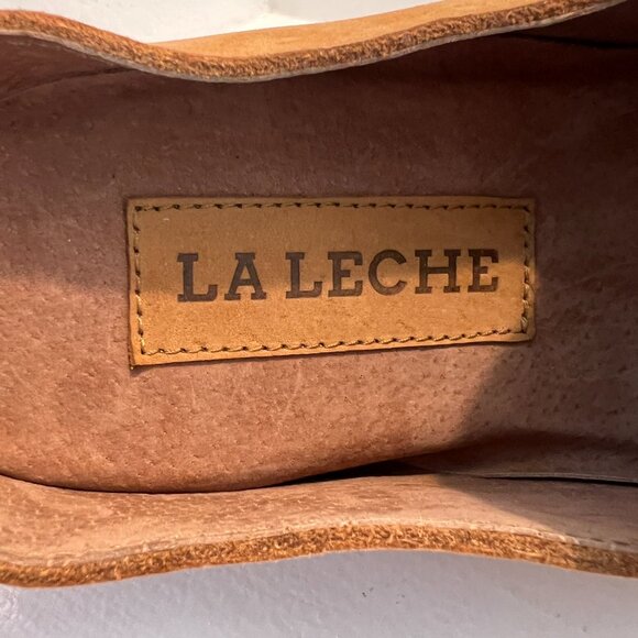 NWOT - LA LECHE Mens Suede House Slippers - Handmade - Size 7.5 - Picture 9 of 14